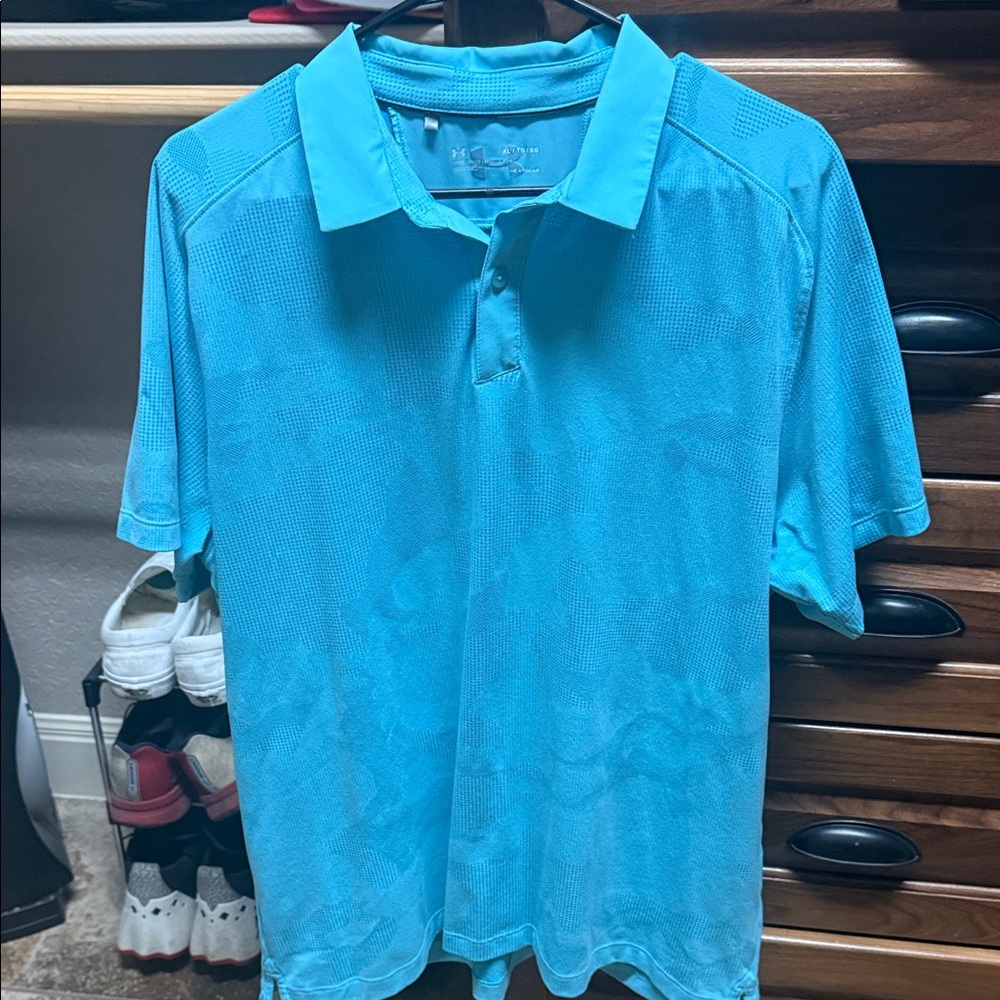 Under Armour Light Blue Polo Shirt